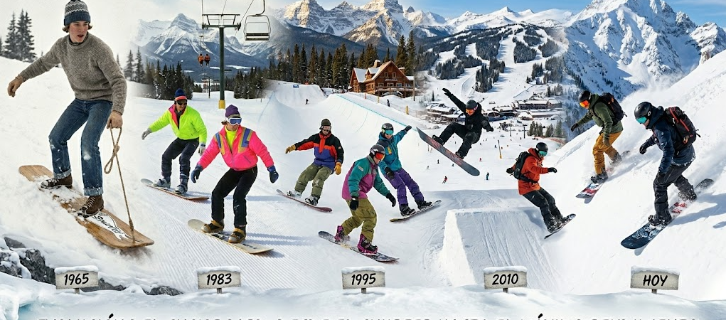 Historia del Snowboard: Evolución del Snurfer al Snowboard Profesional
